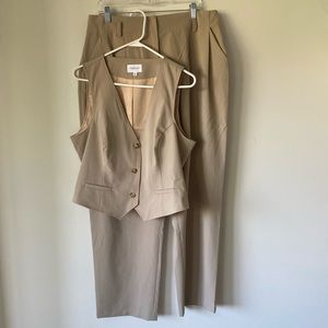 Who What Wear Amaya Vest & Nora High-waisted Trousers